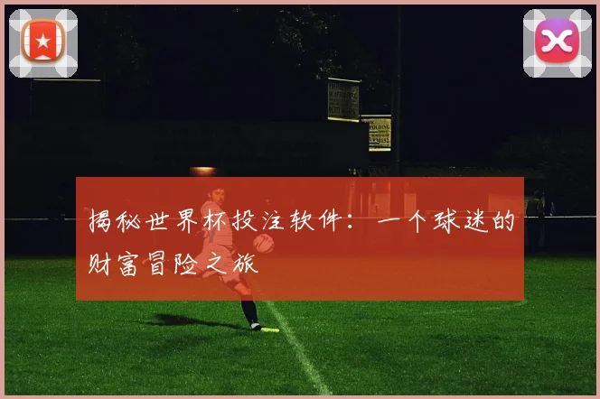 揭秘世界杯投注软件：一个球迷的财富冒险之旅